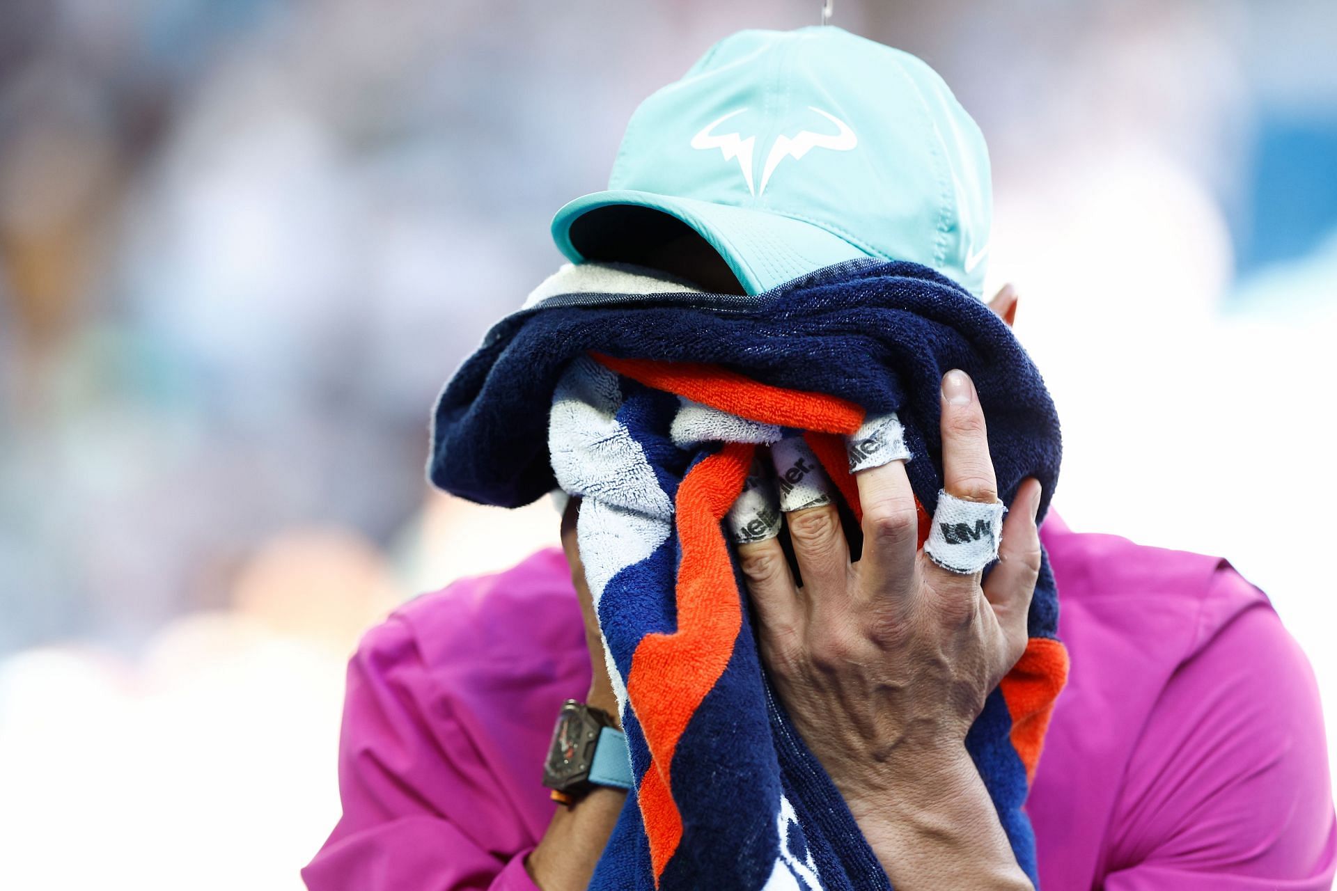 Rafael Nadal at the 2022 Australian Open: Day 9