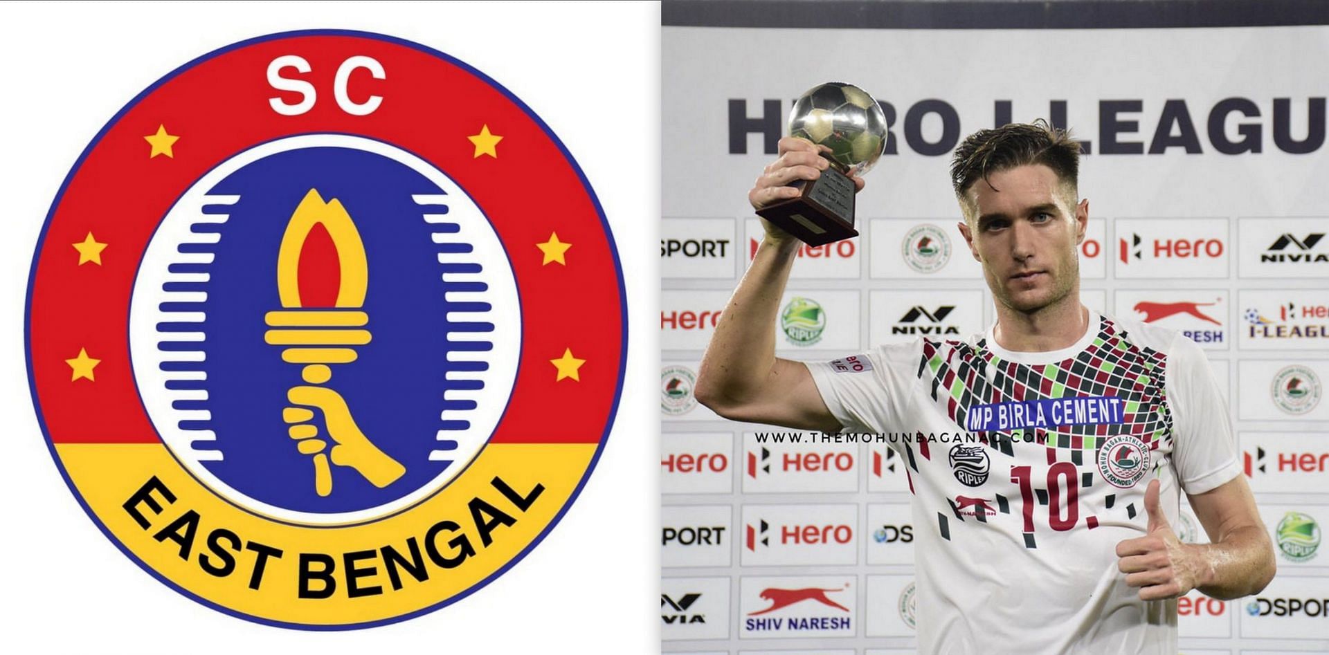 Joseba Beitia (R) is unlikely to join SC East Bengal during the January transfer window.