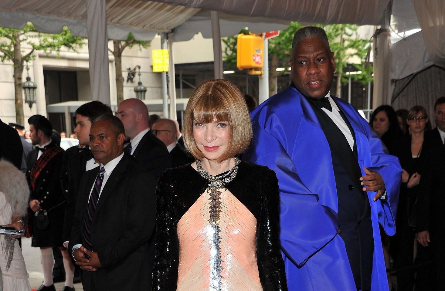 Andre Leon Talley and Anna Wintour at the MET Museum in 2011 (Image via Stephen Lovekin/Getty Images)