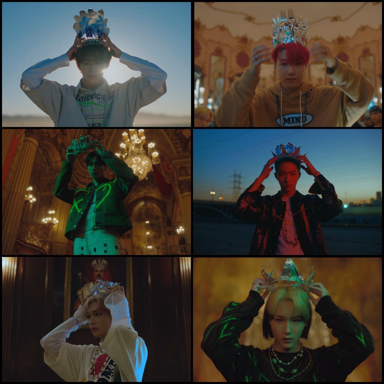 P1Harmony in the music video for &#039;Do It Like This&#039; (Images via YouTube/FNC Entertainment)