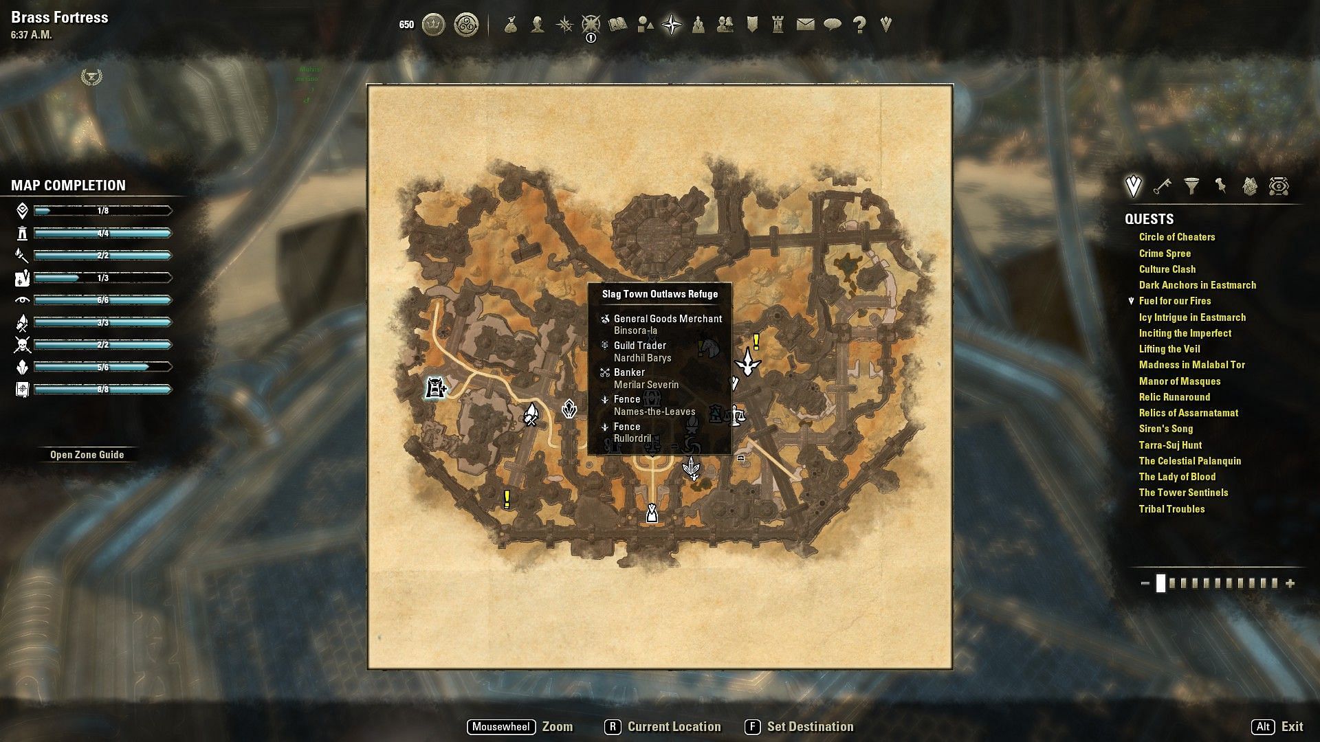 Map Pins (Image via Elder Scrolls Online)