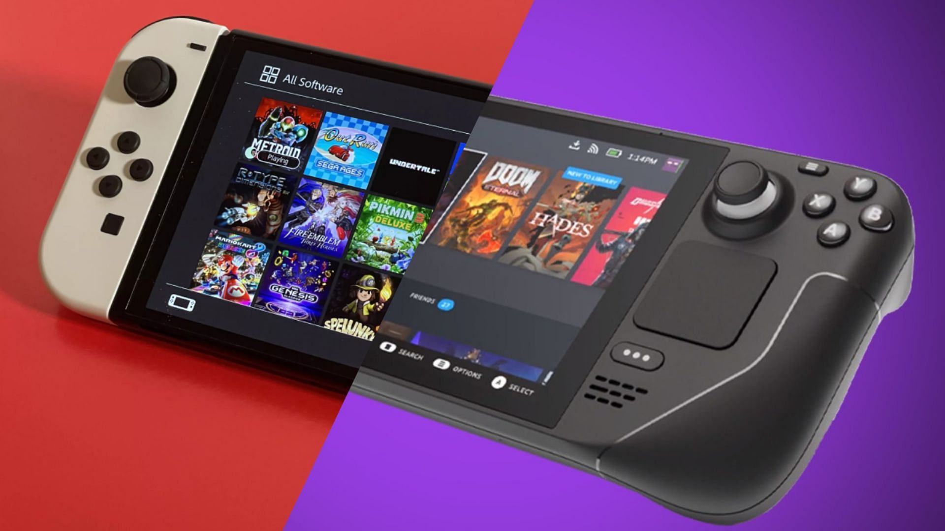 Can the Nintendo Switch learn from the Steam Deck? (Image via Sportskeeda)