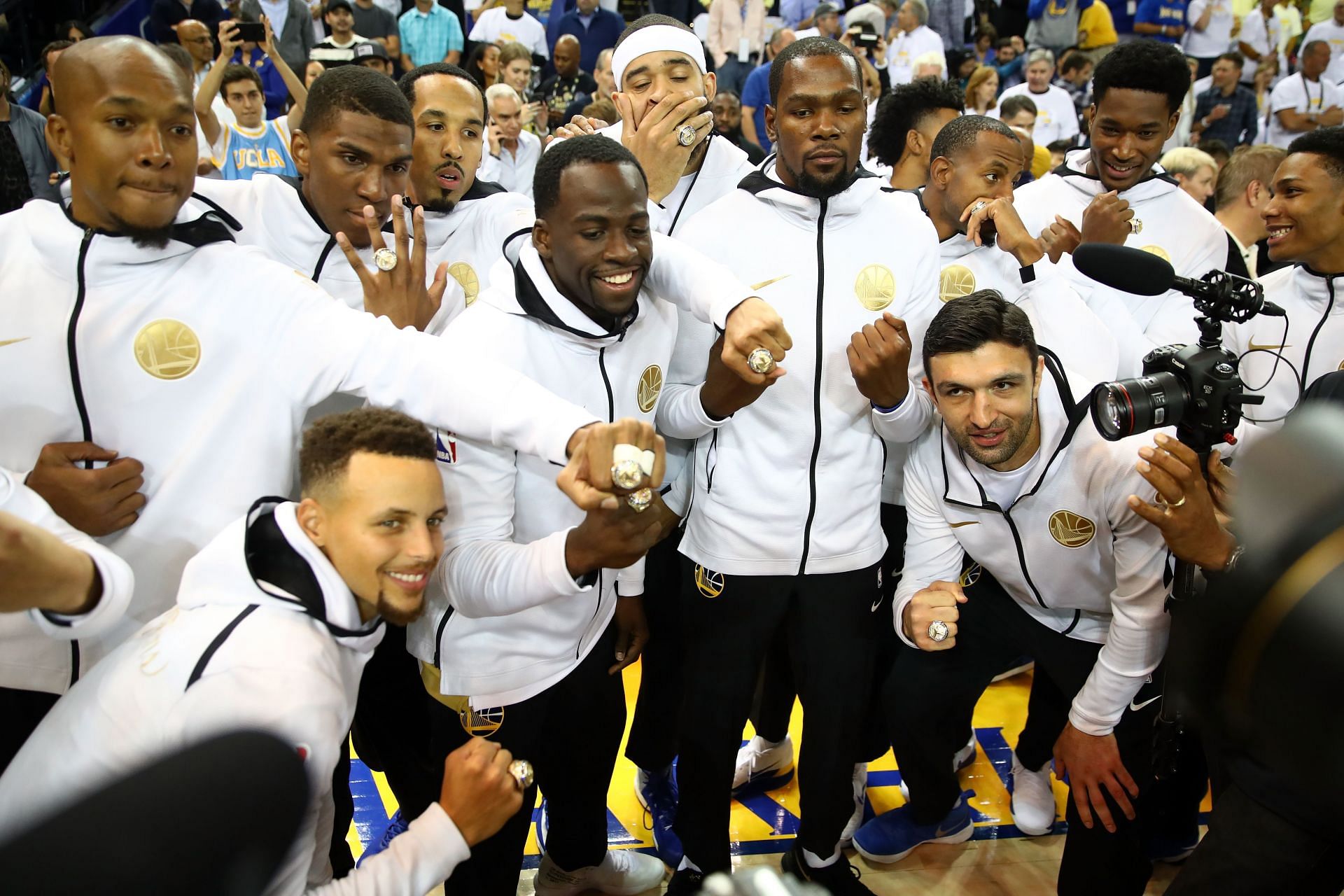 Golden State Warriors 2017 championship-winning team