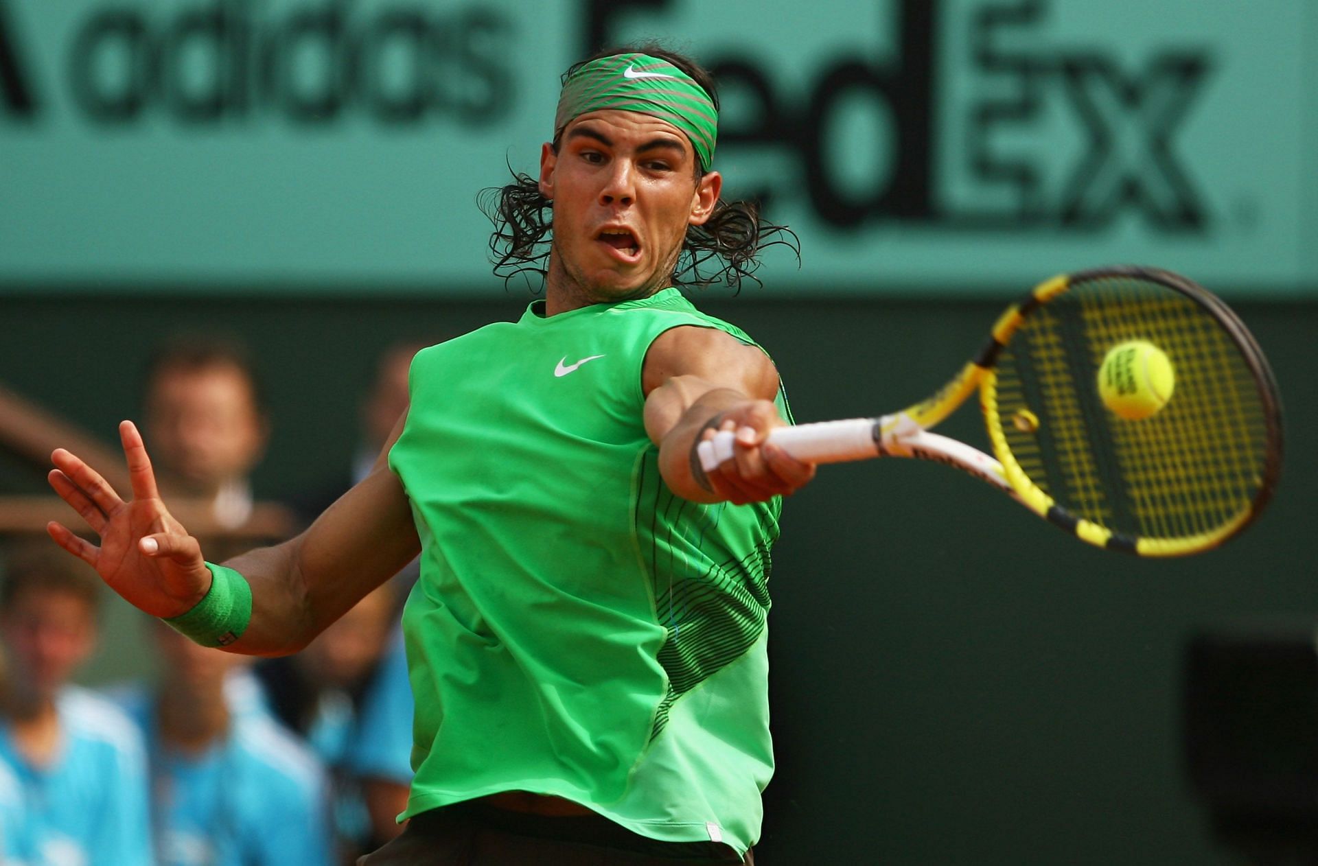 Rafael Nadal went to beat Roger Federer in the next nine of their 10 matches played on clay