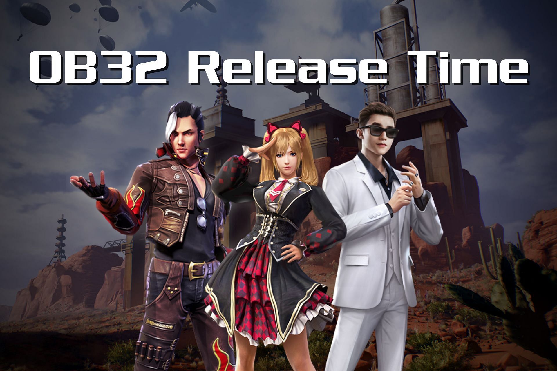 Release time for the OB32 update in Free Fire (Image via Sportskeeda)