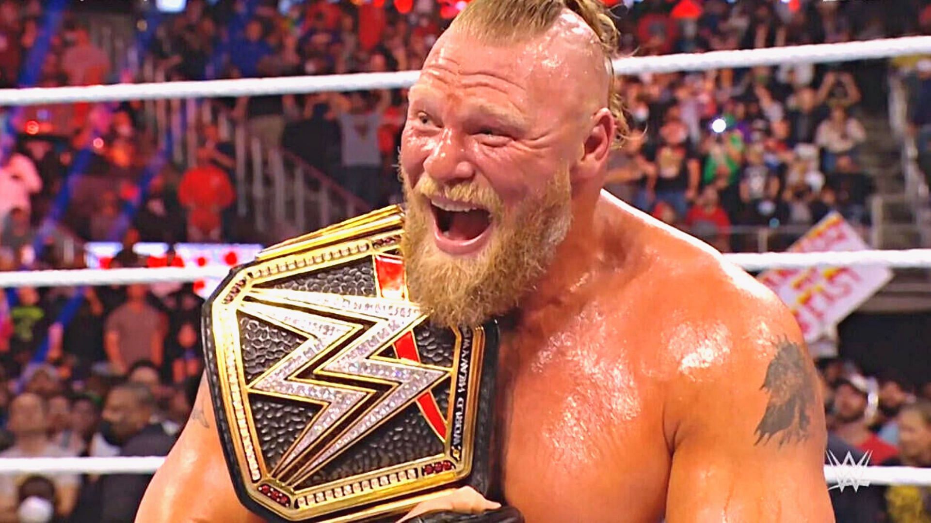 Brock Lesnar became a six-time WWE Champion at Day 1.