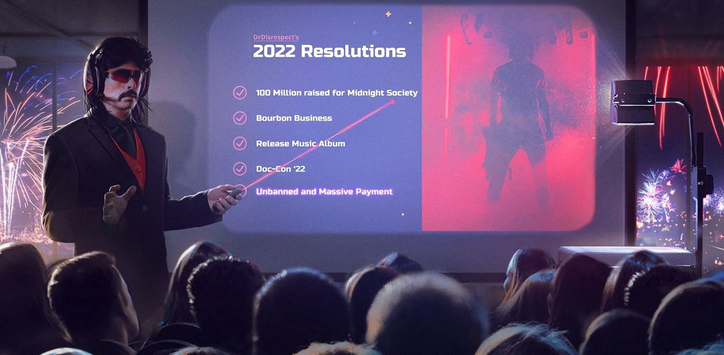 Dr Disrespect hopes to return to Twitch in 2022. (Image via Dr Disrespect, Twitter)