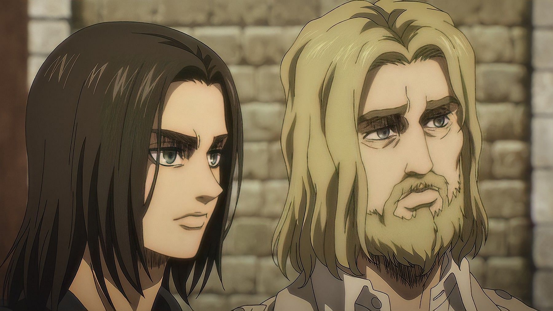 Zeke and Eren in episode 79 PV (Image via MAPPA)