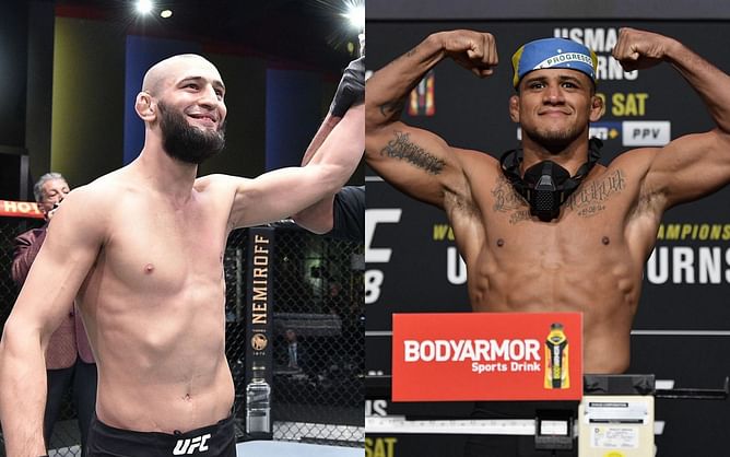 Khamzat Chimaev sends ominous warning to Gilbert Burns amid fight rumours