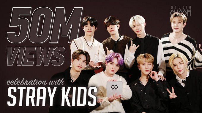 Stray Kids awarded first-ever Studio CHOOM trophy for 50M views on ‘God ...