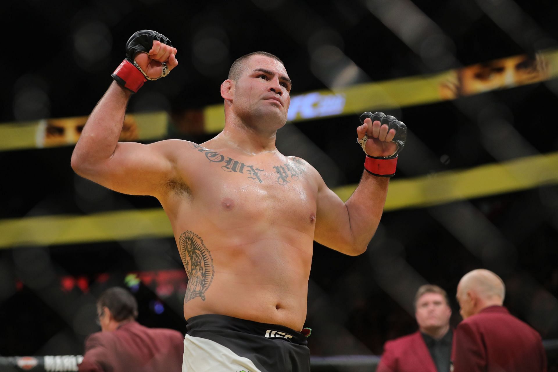 Velasquez defeated Lesnar via first-round TKO