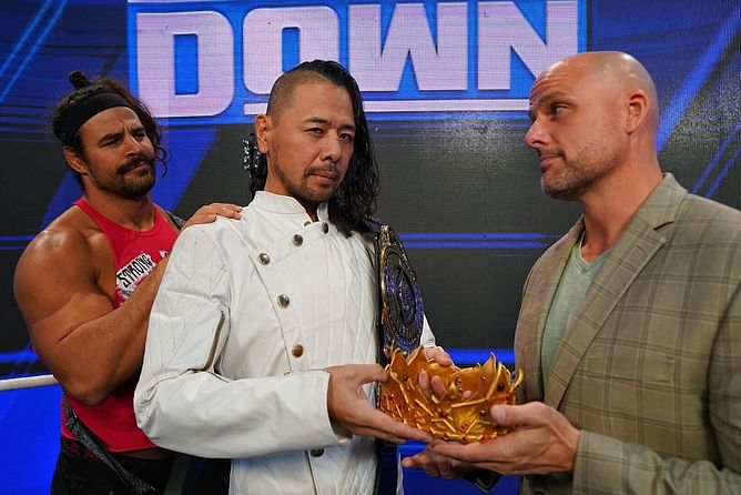 Two WWE Hall of Famers return on SmackDown to interact with Adam Pearce and Rick Boogs