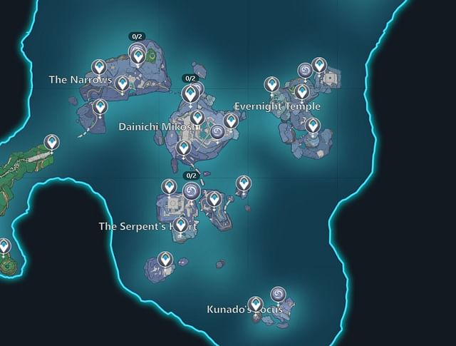 Key Sigils in Genshin Impact: All 59 locations in Enkanomiya