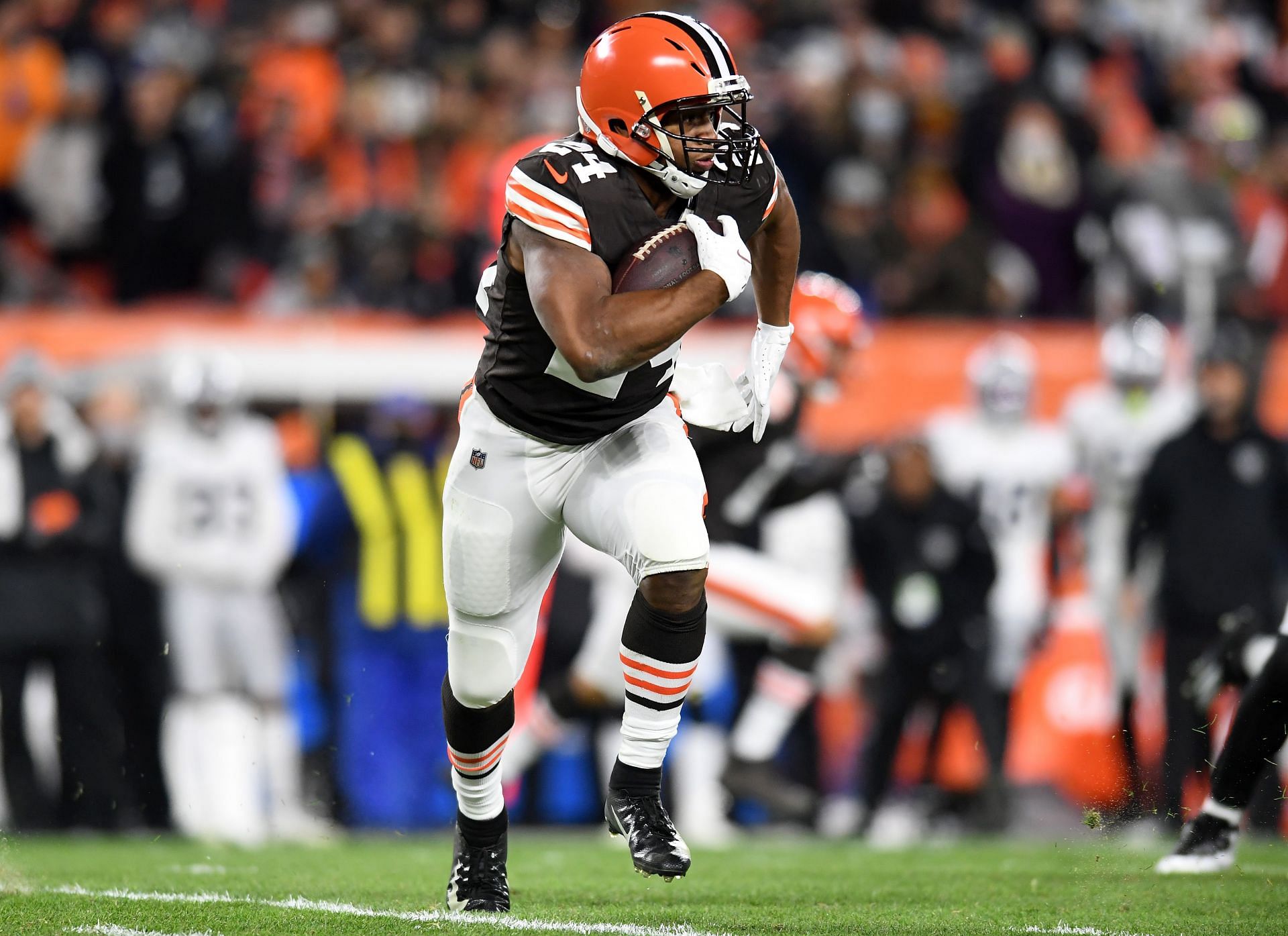 Cleveland Browns running back Nick Chubb