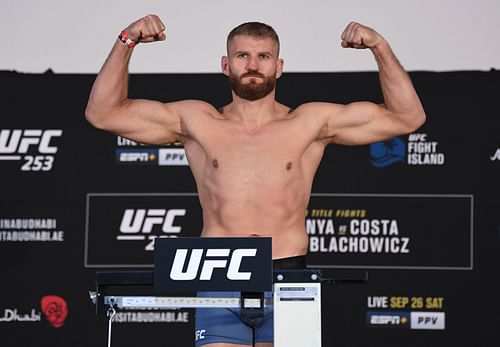 Jan Blachowicz at UFC 253 Israel Adesanya v Paulo Costa: Weigh-Ins