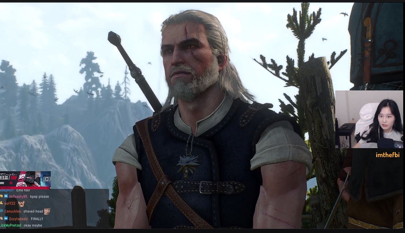 39daph made a hilarious joke about Geralt during a recent livestream (Image via Twitch/39daph)