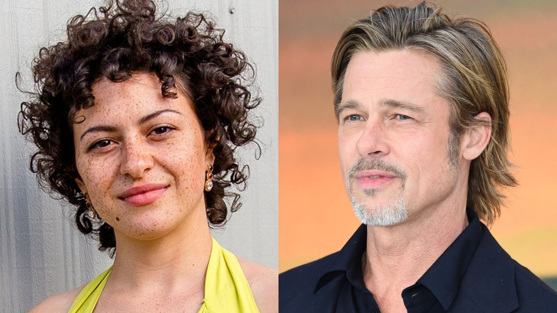 Alia Shawkat cleared up rumors about dating Brad Pitt (Images via Getty and Shutterstock)