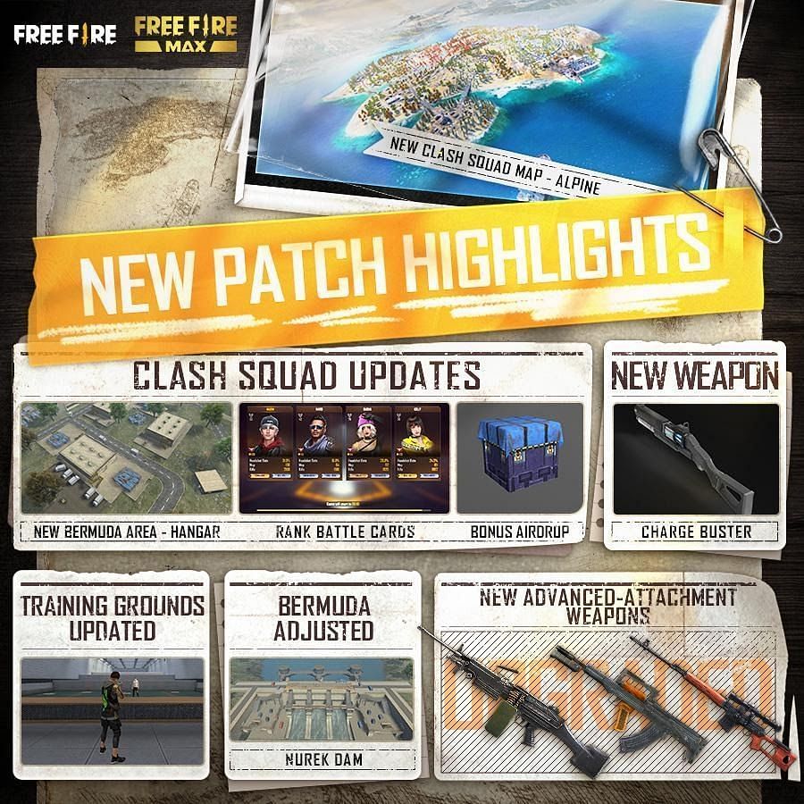 Free Fire New Patch Highlights