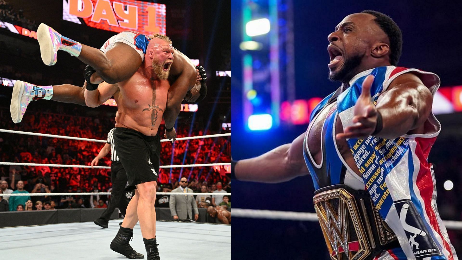 Brock Lesnar won the WWE TItle from Big E at Day 1
