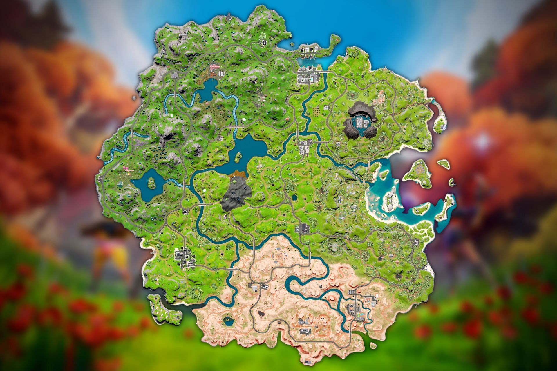 Fortnite players will get to experience an almost new map as leaks reveal that the snow will soon melt (Image via Sportskeeda)