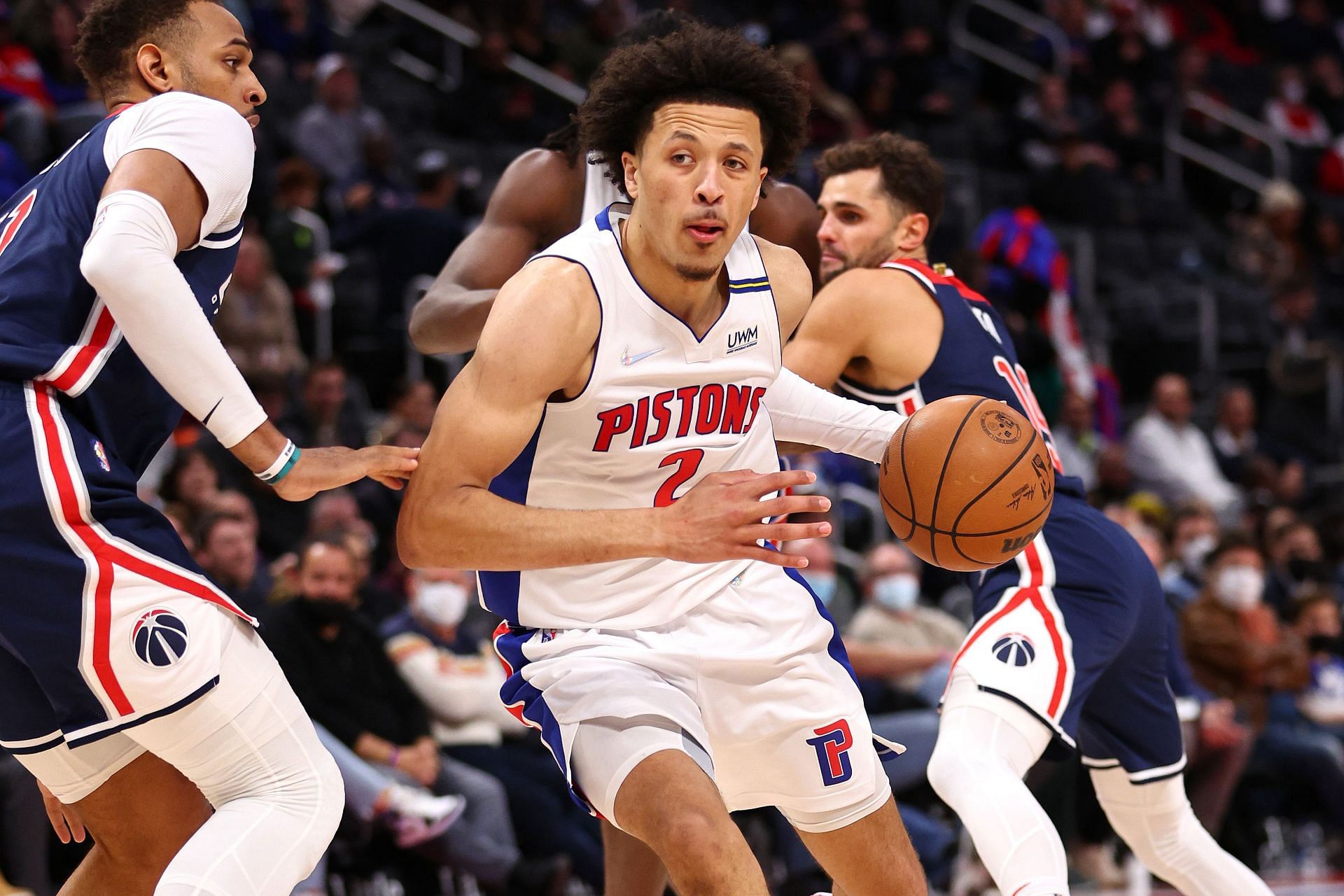 Cade Cunningham of the Detroit Pistons