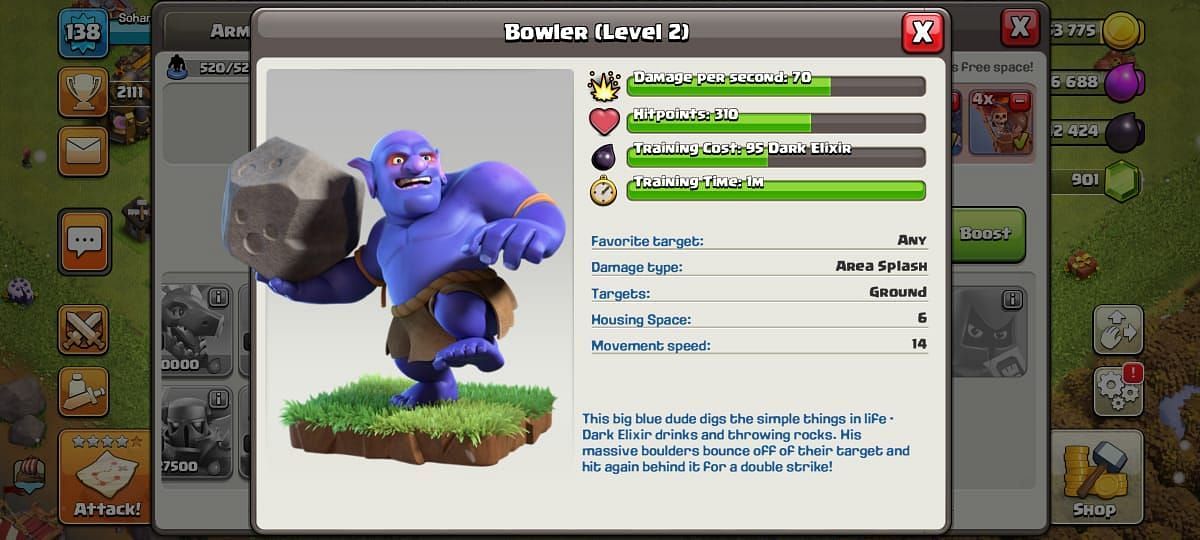 Bowlers (Image via Clash of clans)