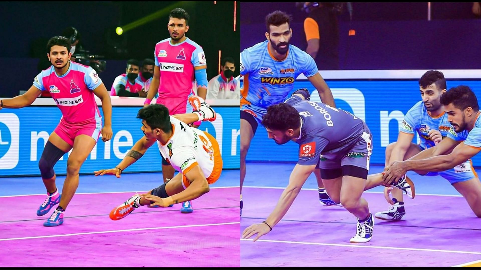 Two matches took place in PKL 8 on January 7, 2022 (Image: Pro Kabaddi/Instagram)