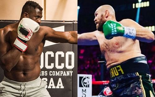 Francis Ngannou (L) Tyson Fury (R) [Images courtesy of @francisngannou, @gypsyking101 on Instagram]