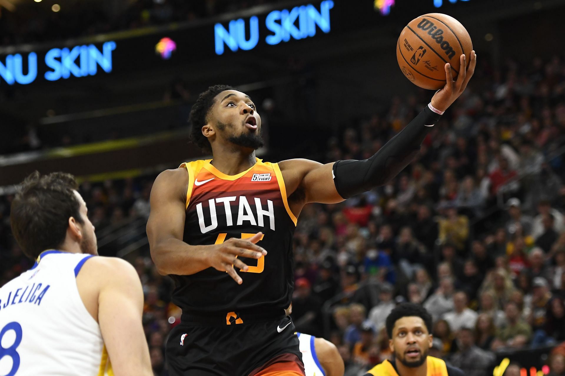 Donovan Mitchell in action for the Utah Jazz