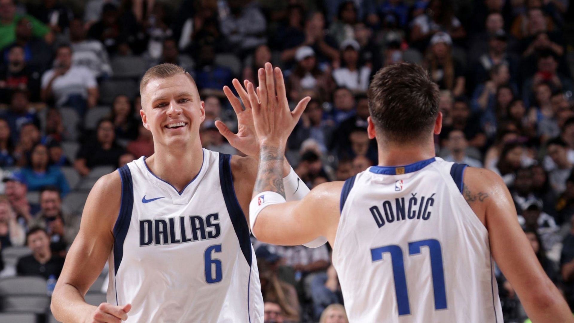 The Dallas Mavericks could have Luka Doncic and Kristaps Porzingis against the Denver Nuggets. [Photo: Sky Sports]