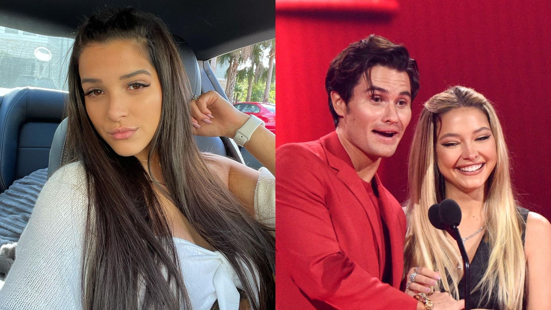 Val Bragg was the mystery woman spotted with Chase Stokes following his split with Madelyn Cline (Image via Val Bragg/Instagram and Kevin Mazur/Getty Images)