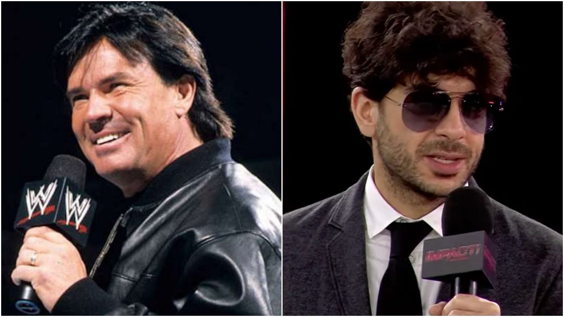 Eric Bischoff in WWE and Tony Khan in IMPACT Wrestling