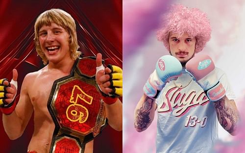 Paddy Pimblett (L) and Sean O'Malley (R) via Instagram @paddythebaddyufc and @sugaseanmma