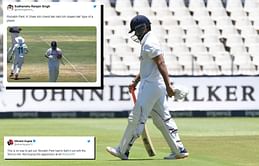 "No method to this madness" - Twitterati lash out at Rishabh Pant over horrible slog as keeper registers 3-ball duck