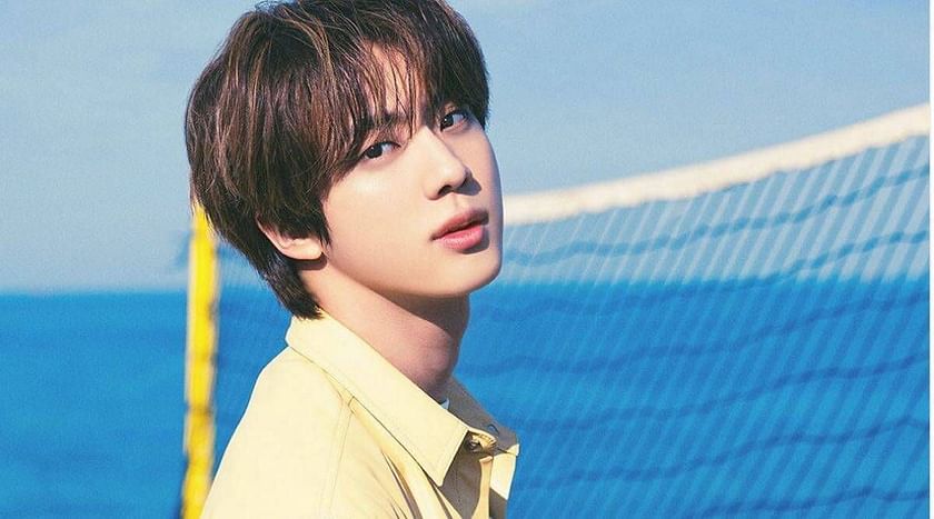 BTS Jin Wears Coolest Ever Blue Outfit and It Proves Why He Is