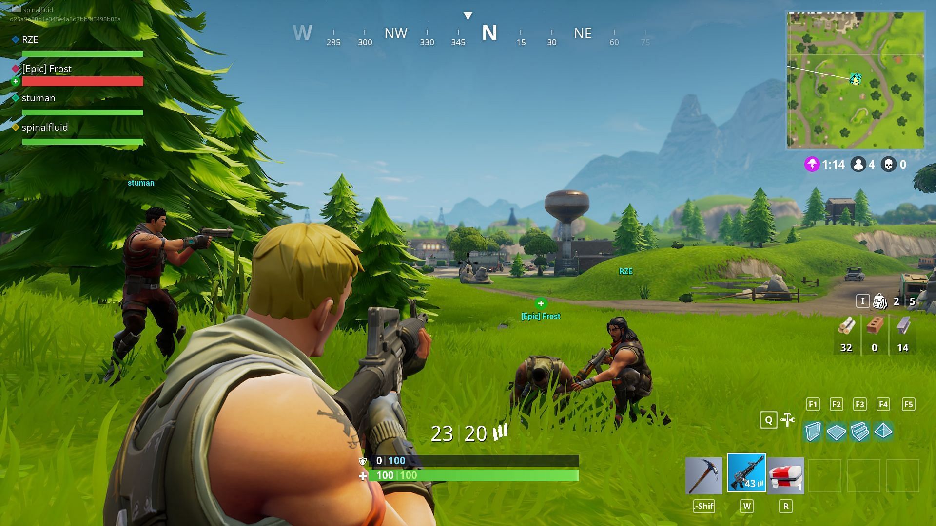 Plenty of things can occur in a match for Fortnite players, from lucky loot to being third partied (Image via Epic Games)