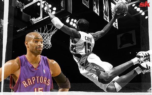 NBA legend Vince Carter was known for his athleticism with the Toronto Raptors