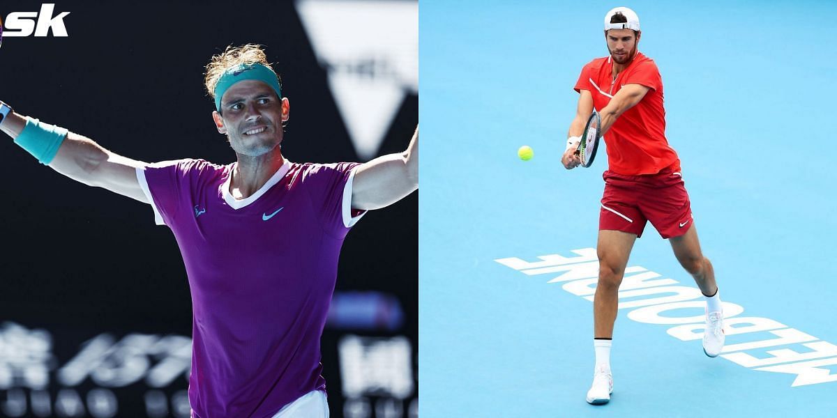 Rafael Nadal takes on Karen Khachanov on Day 5 of the Australian Open