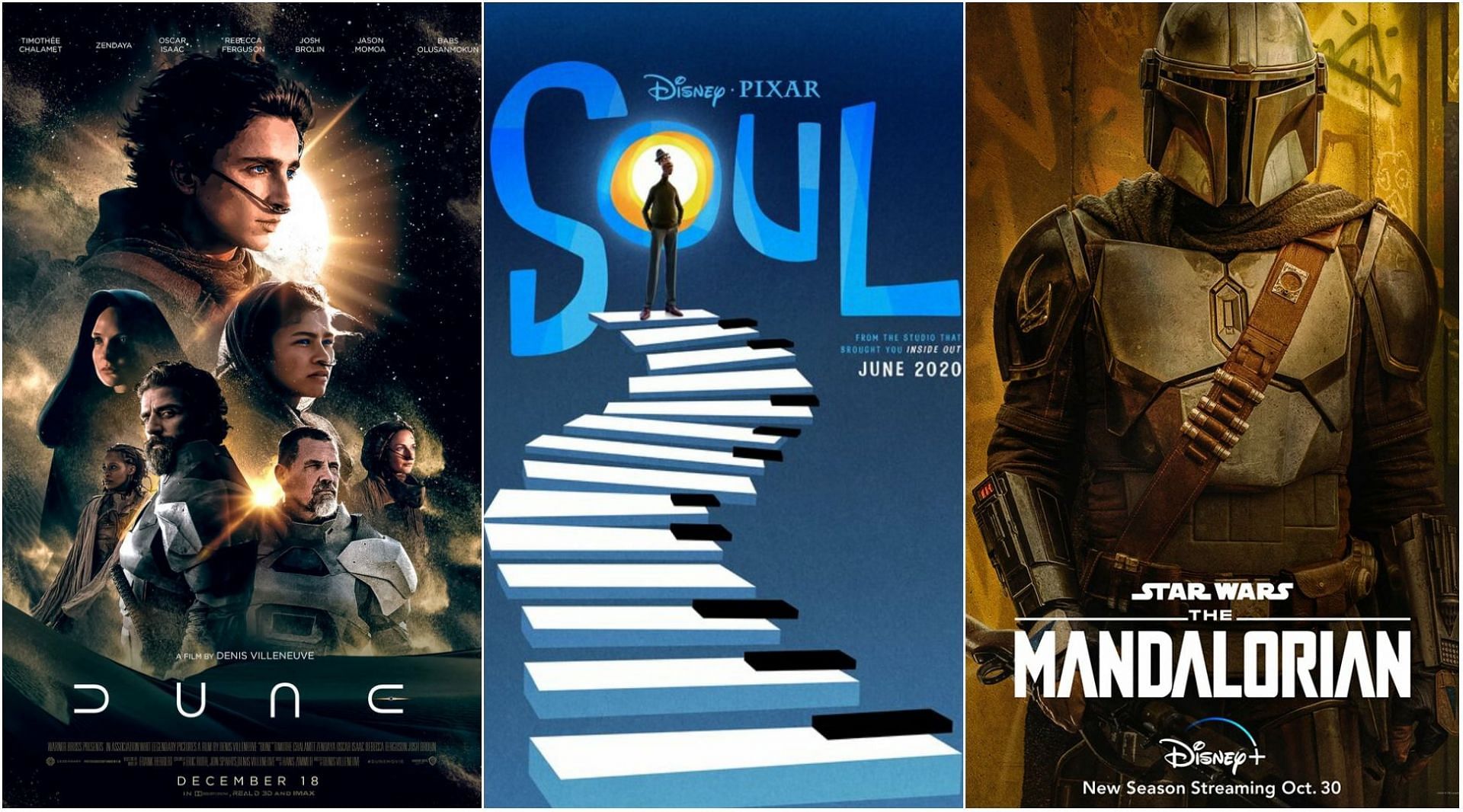 With the 2022 GRAMMYs around the corner, the Score Soundtrack For Visual Media category is a hotly contested one (Images via IMDB)