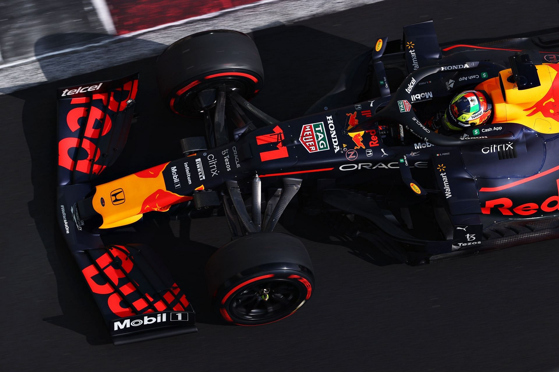 Formula 1 Testing in Abu Dhabi - Sergio Perez drives the RB16B