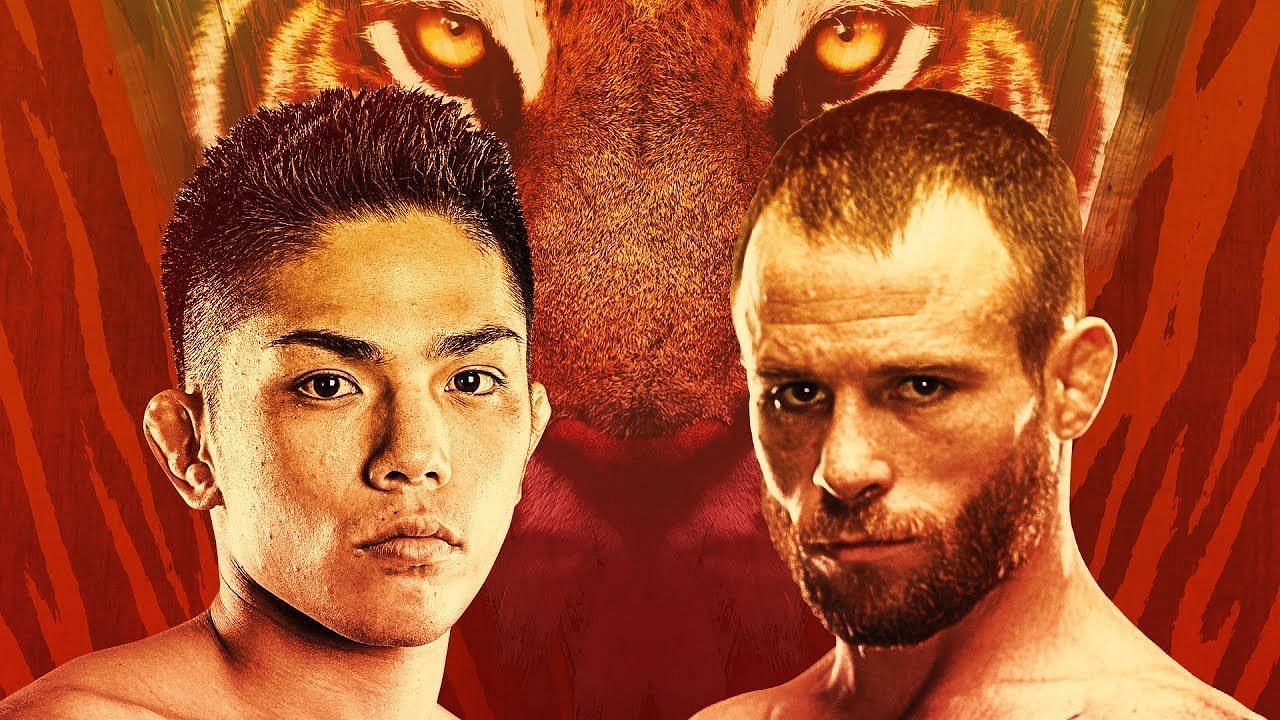 Hiroba Minowa (left) and Jarred Brooks (right) will meet in the main card of ONE: Only The Brave. (Image courtesy of ONE Championship)