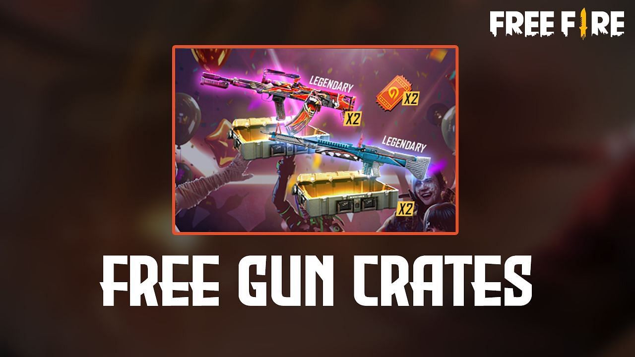 Multiple legendary gun crates are up for grabs in Free Fire (Image via Sportskeeda)
