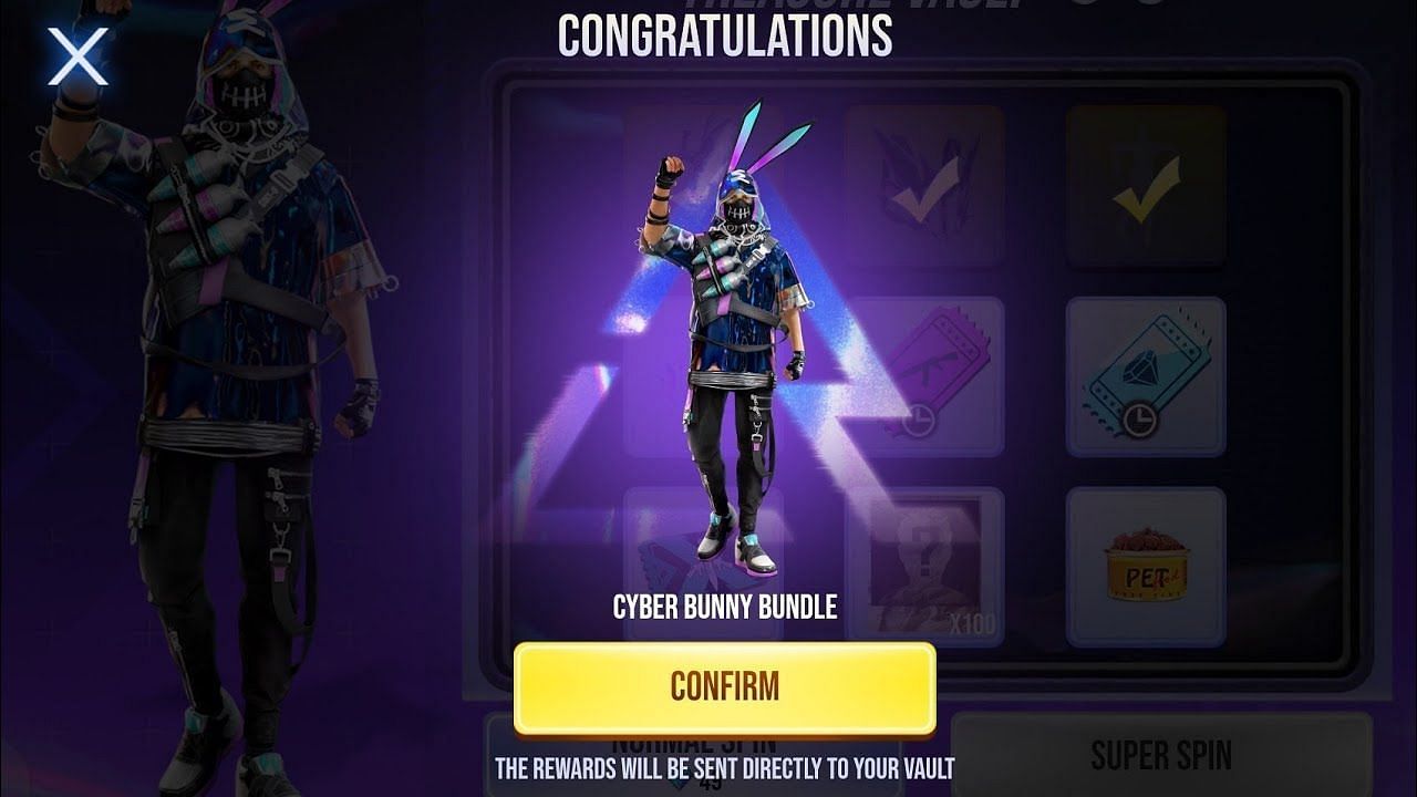 Cyber Bunny Bundle in Garena Free Fire (image via Youtube/INSTA GAMER)