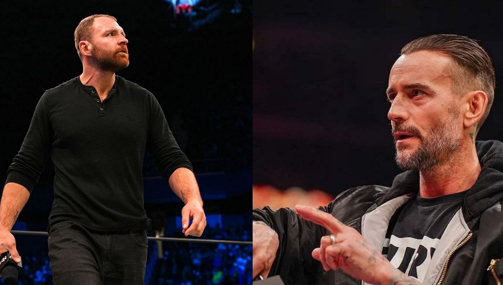 Jon Moxley (left) and CM Punk (right)