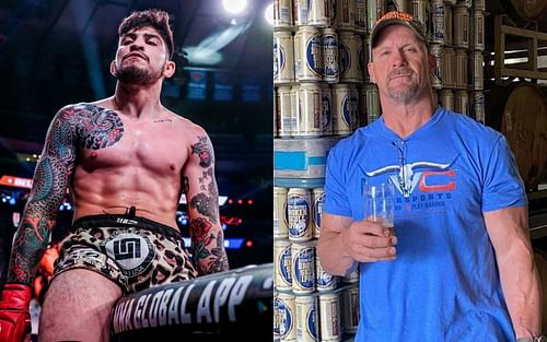 Dillon Danis (left) and Steve Austin (right) [Image credits: @dillondanis and @steveaustinbsr on Instagram]