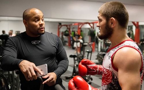 Khabib Nurmagomedov and Daniel Cormier via Instagram @dc_mma