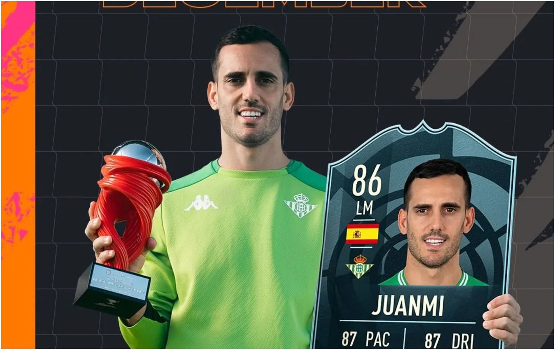 Juanmi POTM SBC in FIFA 22 Ultimate Team (Image via Sportskeeda)