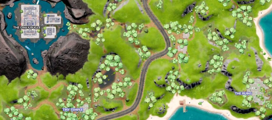 Ensure not to be pinned down on the coastline (Image via Fortnite.GG)