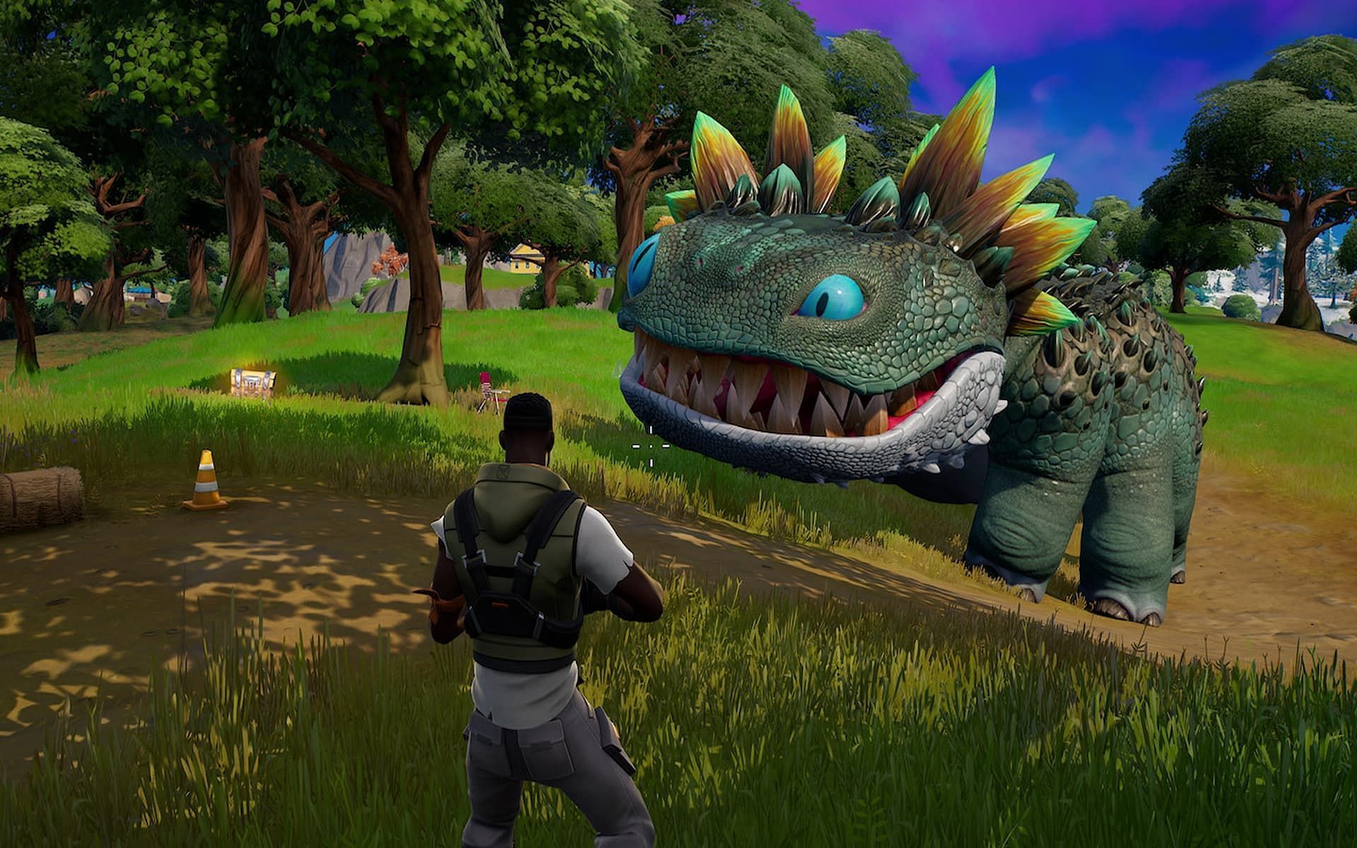 A player encounters a Klombo in Fortnite (Image via Epic Games)