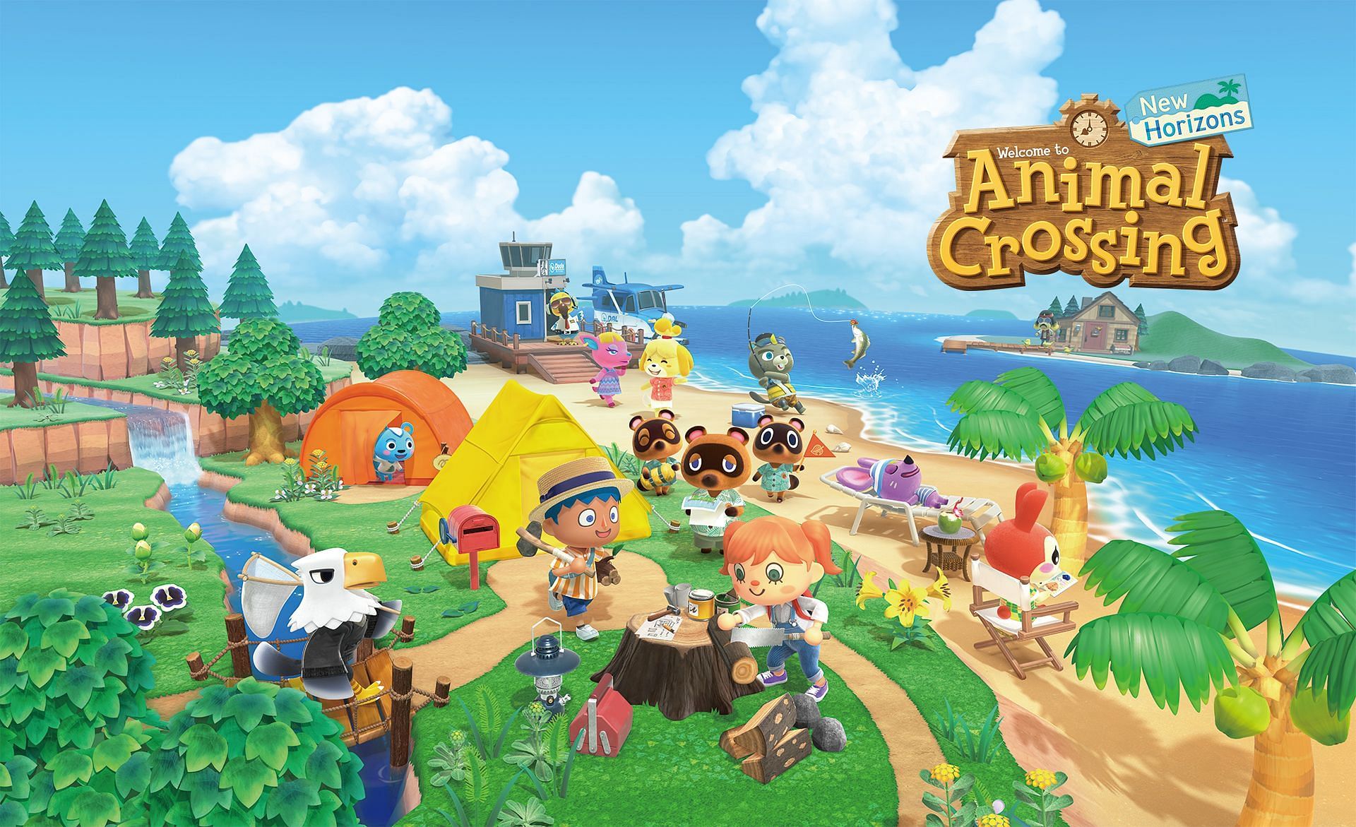Animal Crossing: New Horizons allows players to explore their creative side (Image via Nintendo)